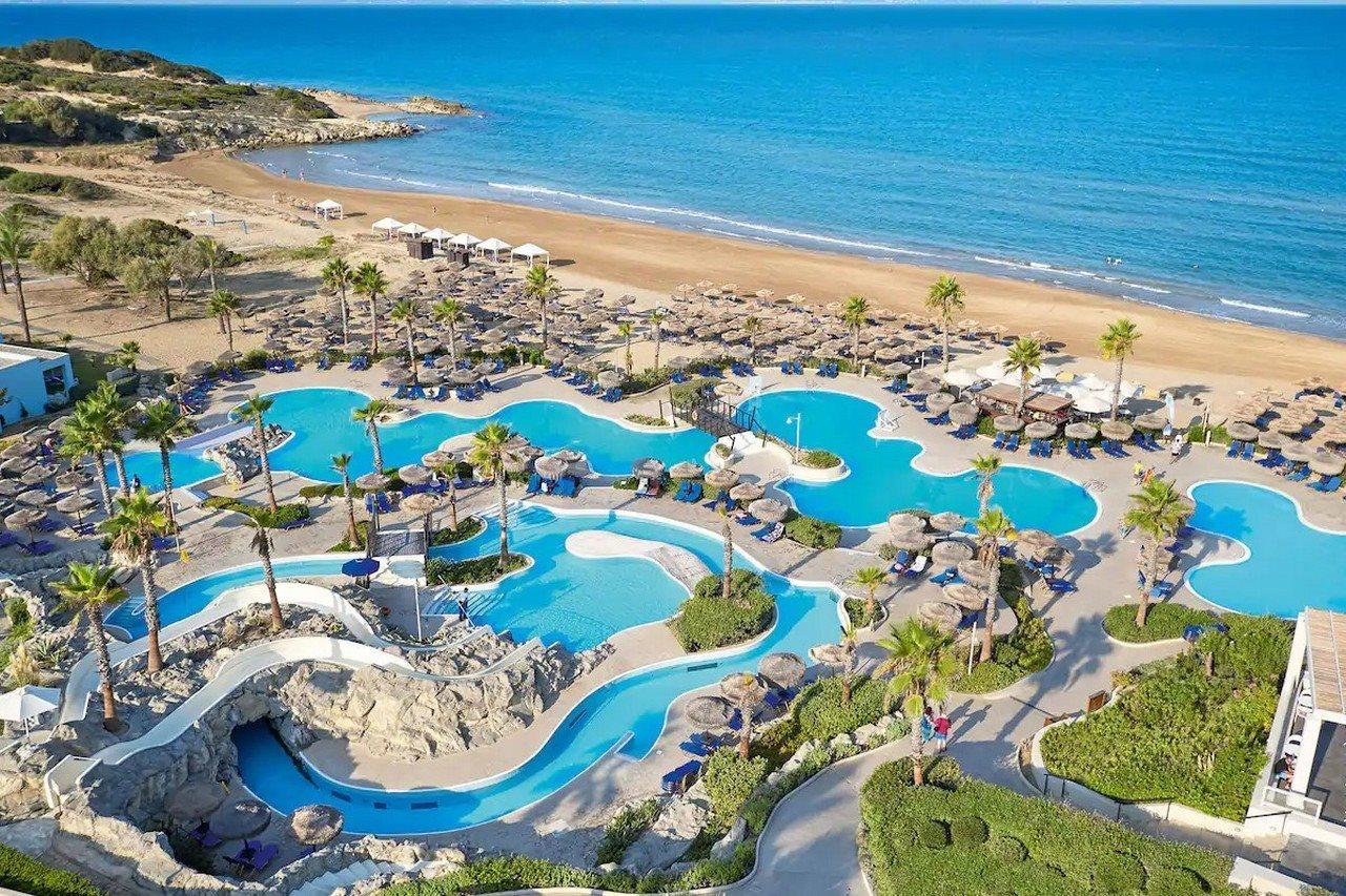 Grecotel Luxme Palms At Riviera Olympia & Aqua Park لوترا كيلينيس المظهر الخارجي الصورة