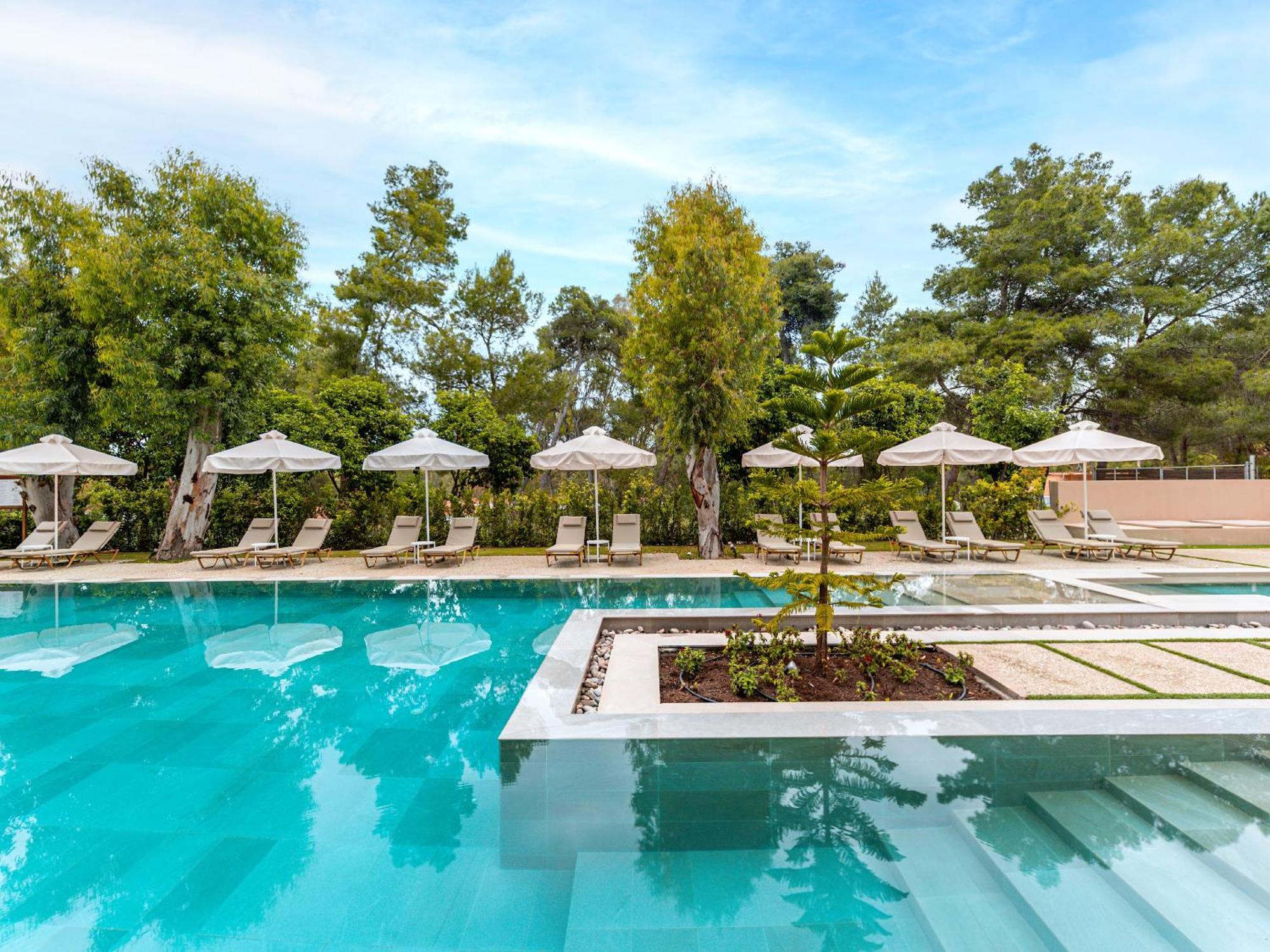 Grecotel Luxme Palms At Riviera Olympia & Aqua Park لوترا كيلينيس المظهر الخارجي الصورة