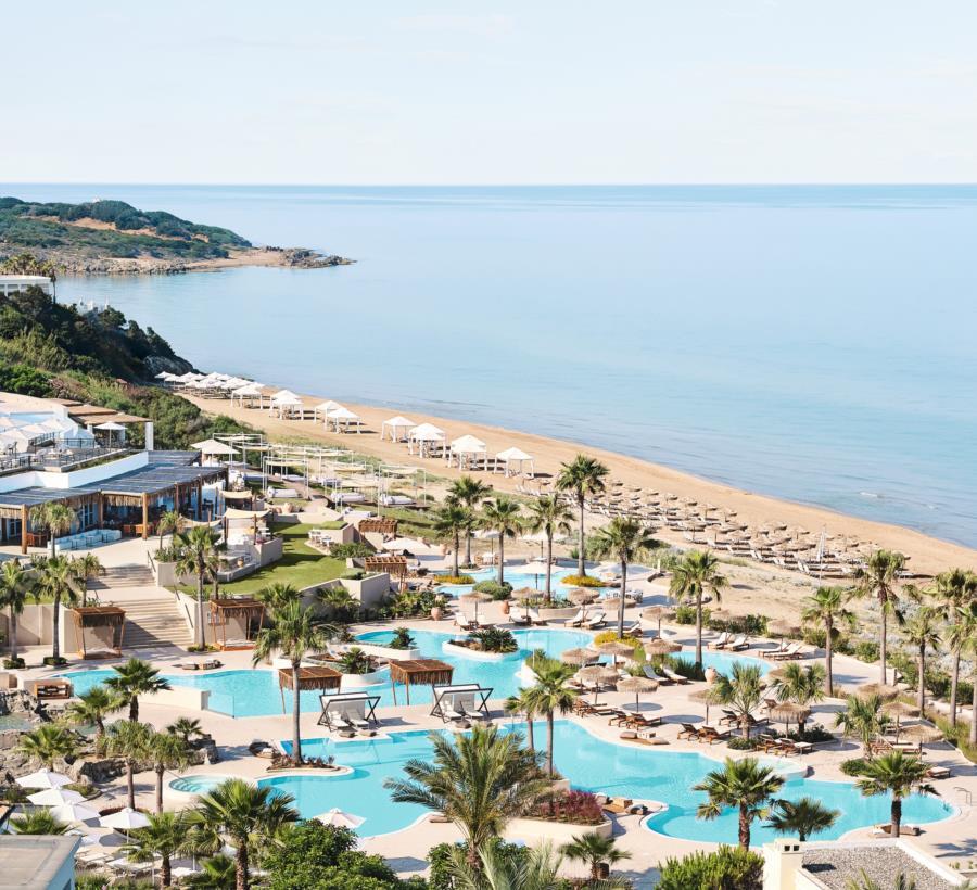 Grecotel Luxme Palms At Riviera Olympia & Aqua Park لوترا كيلينيس المظهر الخارجي الصورة
